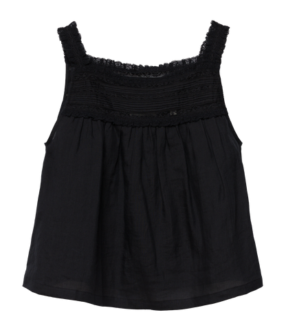 BENITA TOP -- BLACK