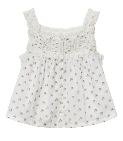 FIDELLA TOP -- PETIT POSY CALICO