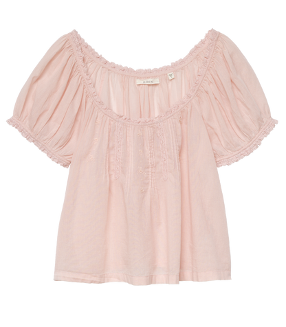 FREDERICA TOP -- BLUSH