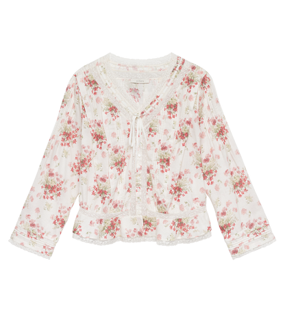 HILLOCK TOP -- IVORY LANTANA FLORAL