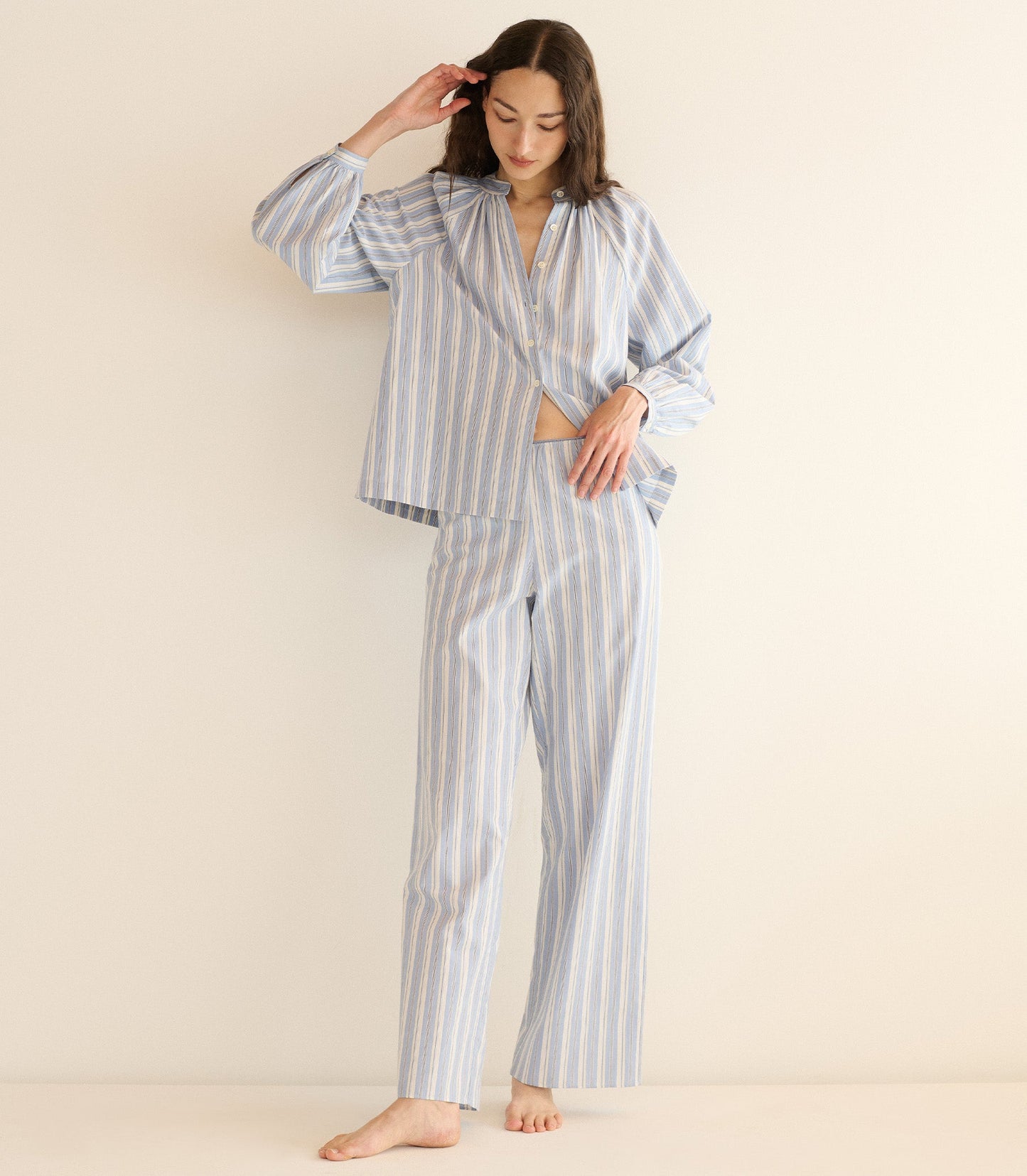 JULIENNE TOP -- LOIRET STRIPE