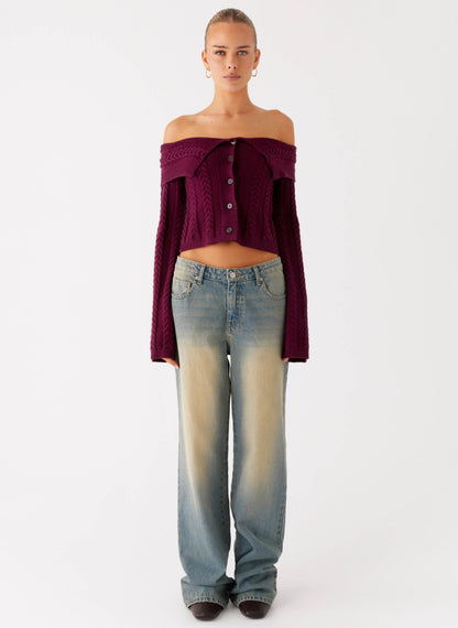 San Diego Straight Leg Denim Jeans - Blue Wash