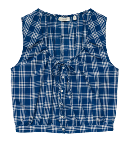 THEO TOP -- DORSET PLAID