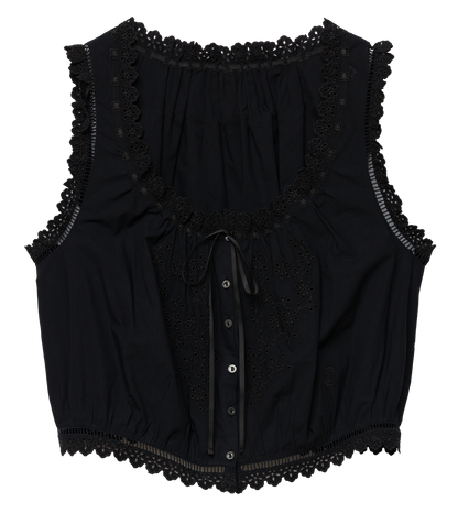 TRAVELER TOP -- BLACK