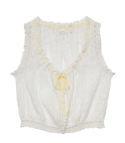 VETIVER TOP -- SALT